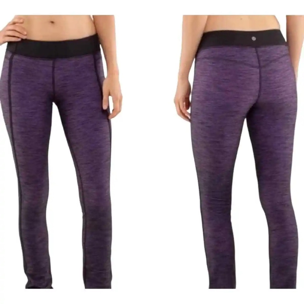 Lululemon Forme Pant Reversible Slub Denim Tender Violet | Size 8